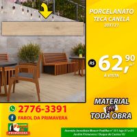 PORCELANATO TECA CANELA 20X121