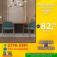 PORCELANATO SPLENDOR BRONZO 82X82