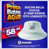 Ducha Bella Ducha  4 Temp 5500w  127v Lorenzetti