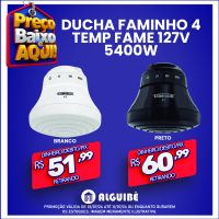 Ducha Faminho 4 Temp Fame 127V 5400W