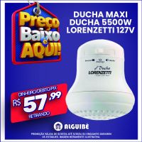 Ducha Maxi Ducha 5500W Lorenzetti 127v